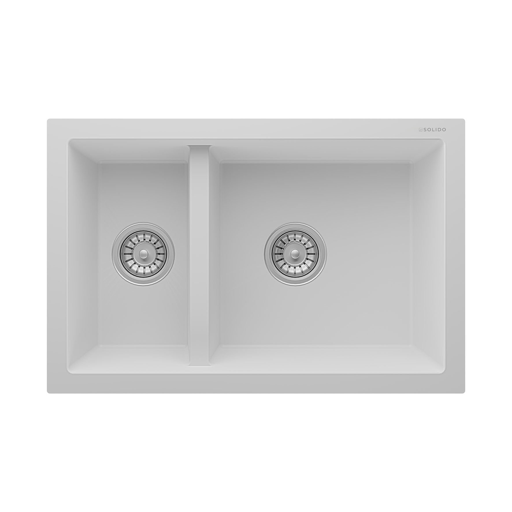 Solido Tetragon 2B 65 Super White Granit Eviye