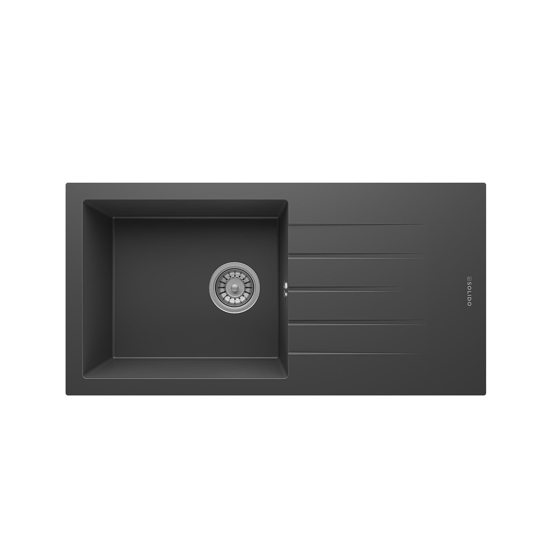 Solido Opal Um-45 Graphite Grey Granit Eviye