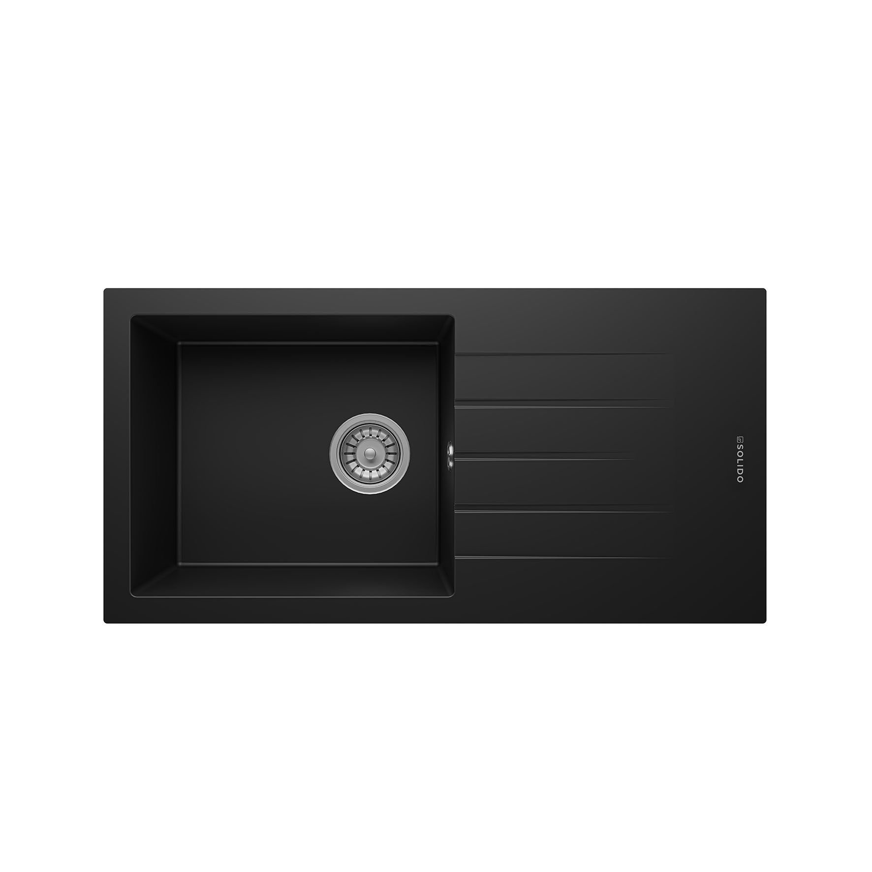 Solido Opal Um-45 Metalic Black Granit Eviye