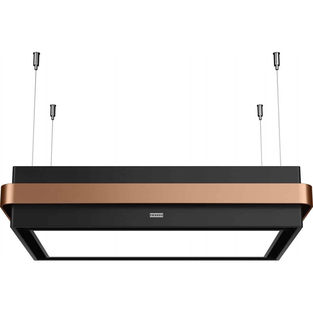 Franke Mythos Masterpiece FMYS BK/CP F80 KL Matt Black- Copper Ada Davlumbaz - 345.0726.997