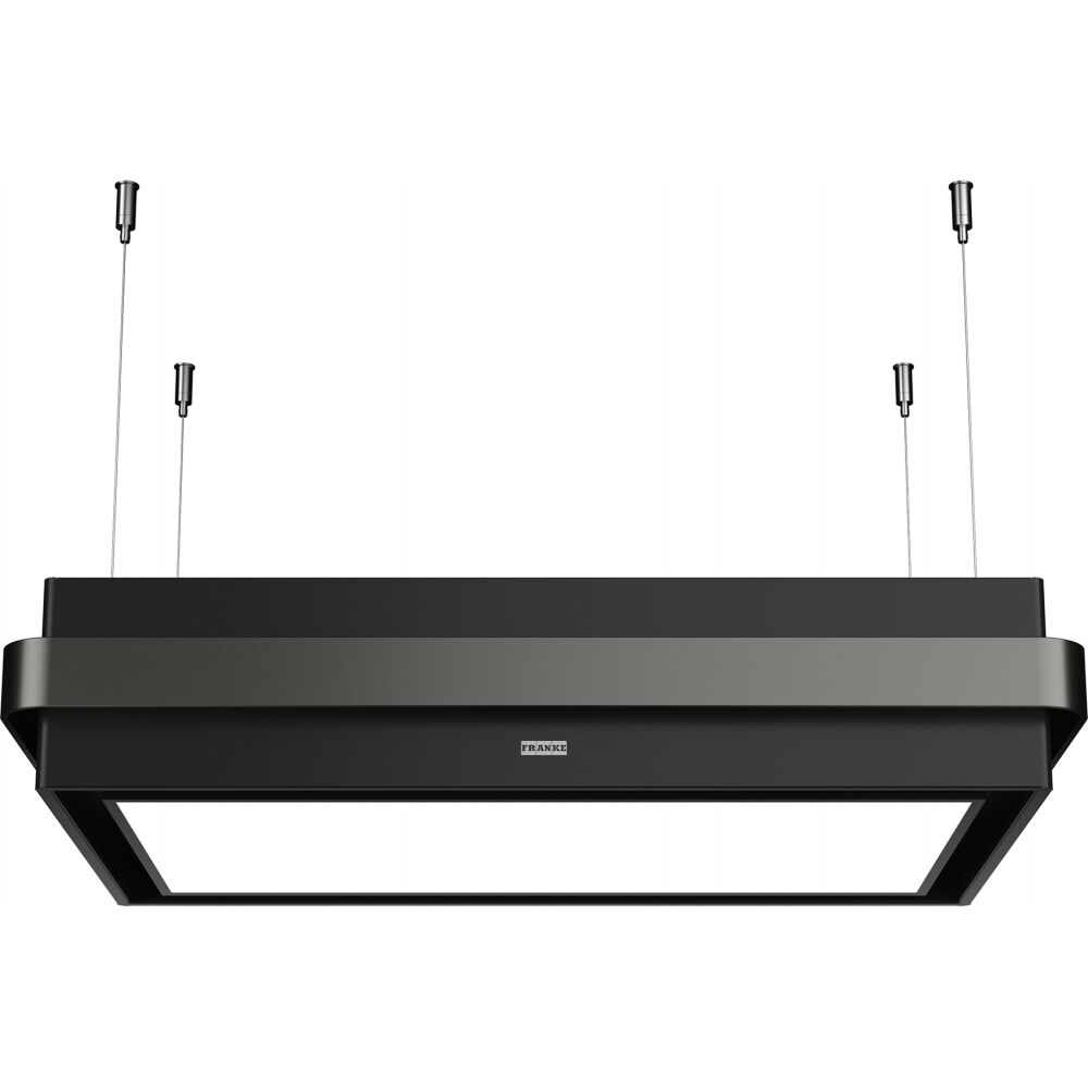 Franke Mythos Masterpiece FMYS BK/CP F80 KL Matt Black- Antrasit Ada Davlumbaz - 345.0726.996