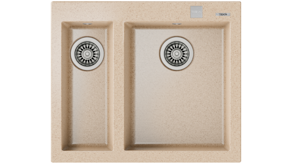 Teka FORSQUARE 590 TG 1.5 Gözlü Tezgahüstü/TezgahaSıfır Avena Granit Evye - 115260021