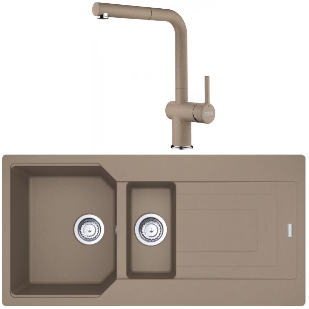 Franke Urban UBG 651-100 Fragranite Oyster Evye + Active Plus Oyster Armatur Kampanyası