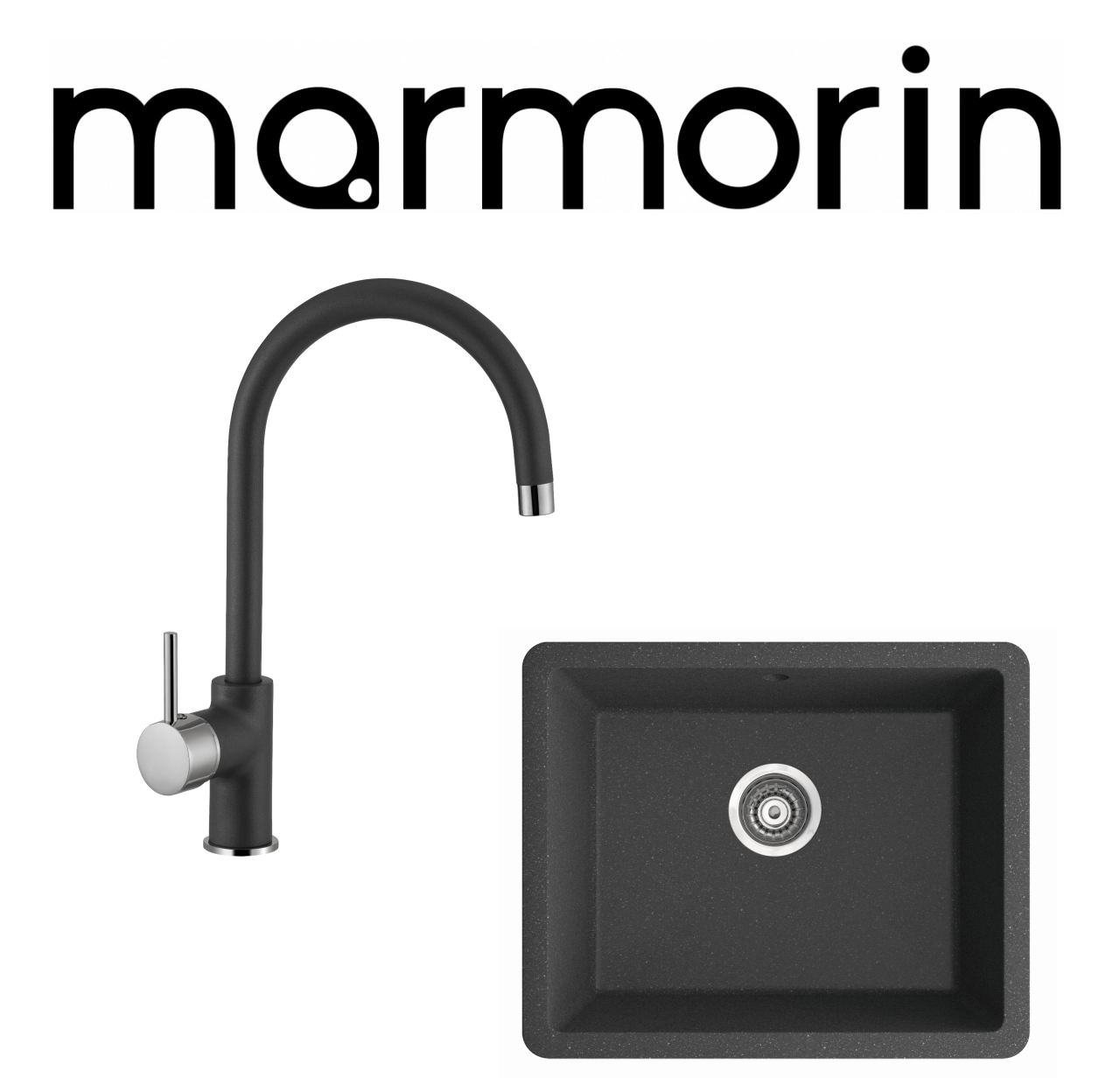 Marmorin Fado 560 1 Gözlü Tezgah Altı Granit Evye + Tellur Armatur Kampanyası