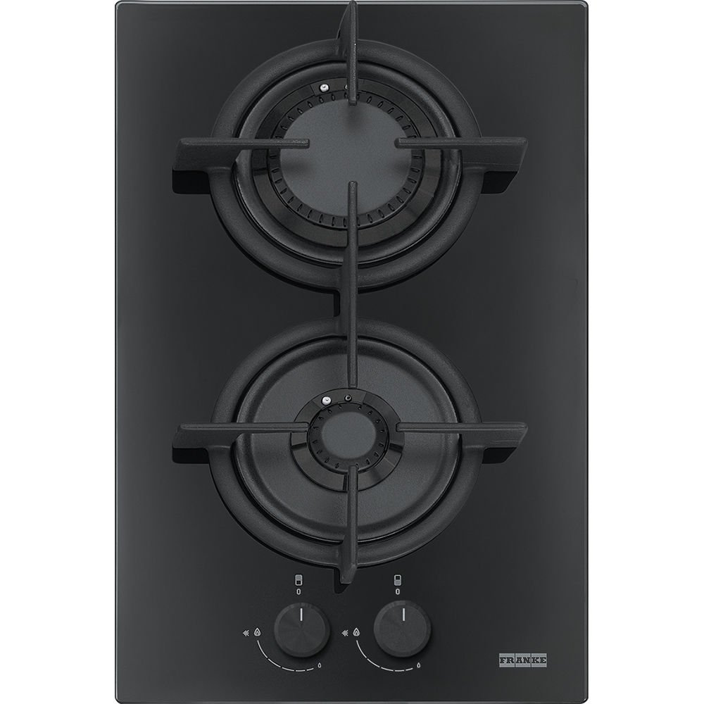 Franke Mythos FHCR 302 2G HE BK C Black 2 Gözlü Siyah Cam Ankastre Ocak - 106.0374.278
