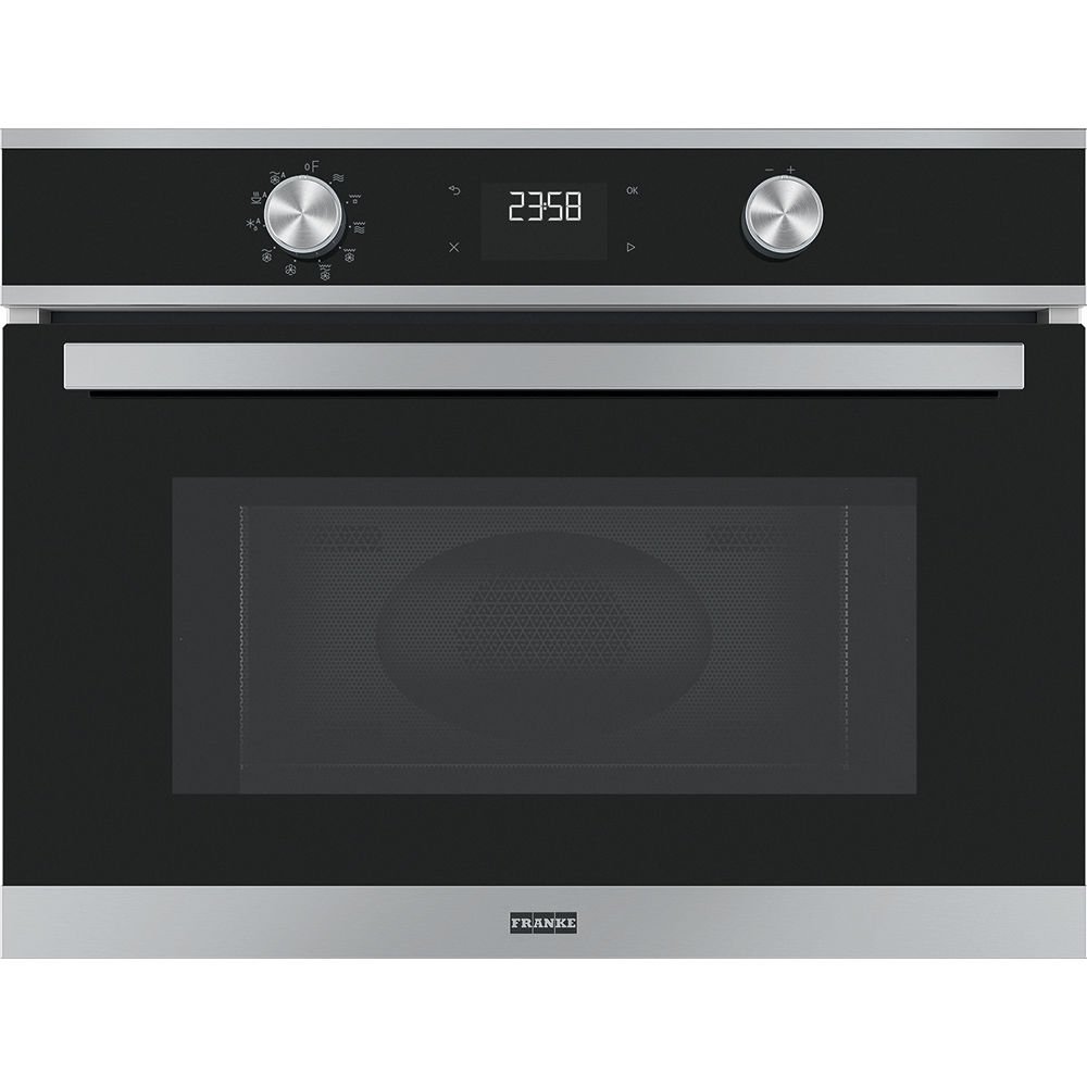 Franke Smart FSM 45 MW XS Inox + Nero Siyah Cam 40 Litre Kombi Mikrdolaga Fırın - 131.0606.103