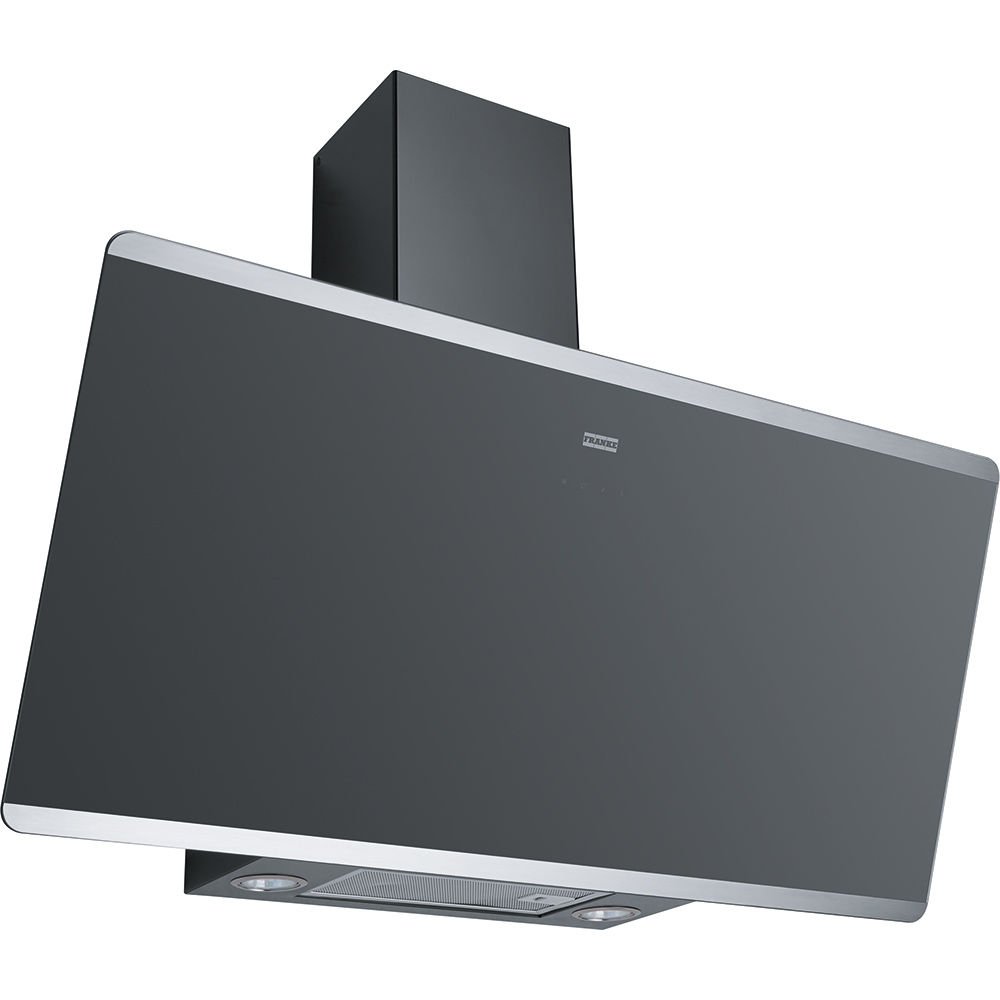 Franke Smart Linear FPJ 915 V BK/SS Inox + Nero Siyah Cam Eğik 90 cm Duvar Tipi Davlumbaz - 330.0516.052