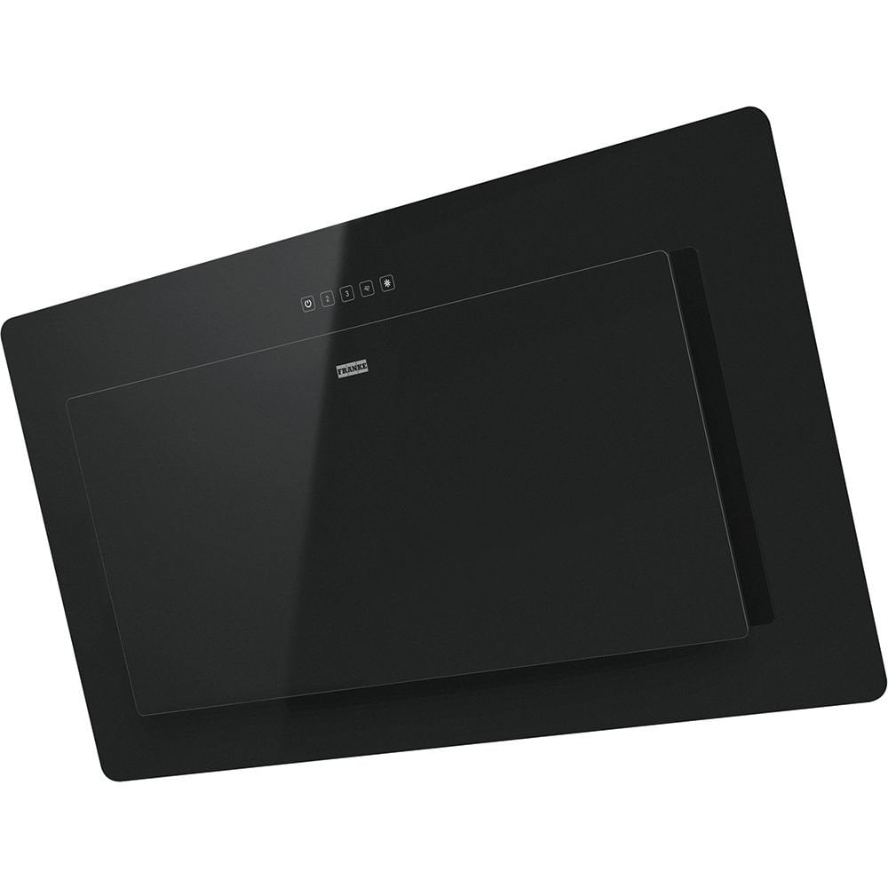 Franke Neo FNO 905 BK Black Siyah Cam Eğik 90 Cm Duvar Tipi Davlumbaz - 330.0591.773