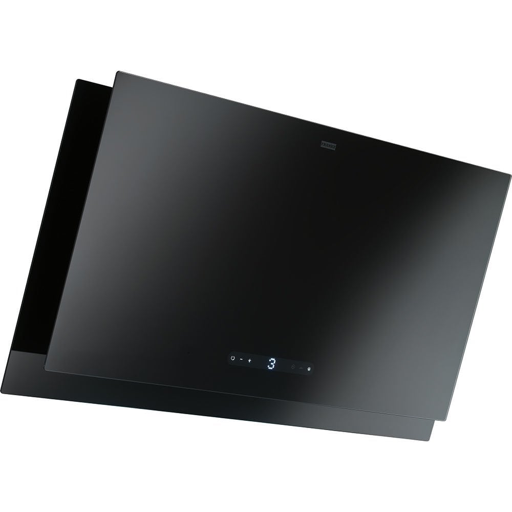 Franke Maris 2.0 FMA 2.0 907 BK Black Siyah Cam 90 Cm Eğik Duvar Tipi Davlumbaz - 330.0550.059