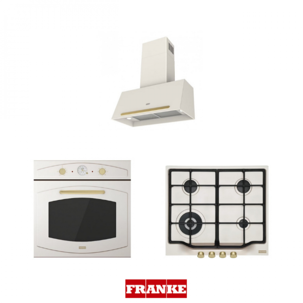 Franke Classic Line Serisi 60 Cm 3 Lü Krem Ankastre Set