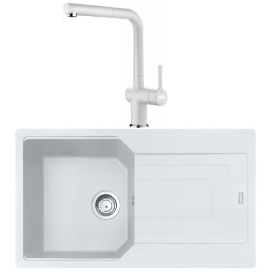 Franke Urban 611-86 Bianco Eviye ve Active Plus Sprialli Armatür Kampanyası