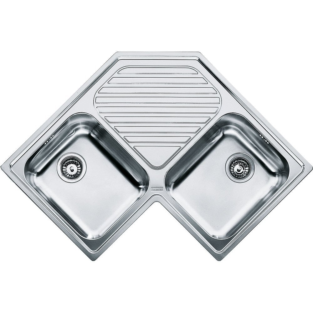 Franke Köşe PNX 621-E İnox  Tezgah Üstü Paslanmaz Çelik Köşe evye - 101.0021.585