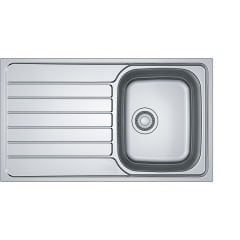Franke Spark SKL 611 Dekorlu Tezgah Üstü Sol Damlalıklı Paslanmaz Çelik Evye - 101.0485.948