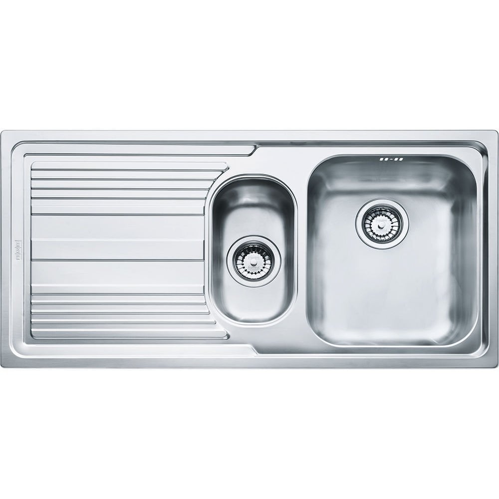 Franke Logica Line LLX 651 İnox Tezgah Üstü 1.5 Gözlü Sol Damlalıklı Çelik Evye - 101.0656.160