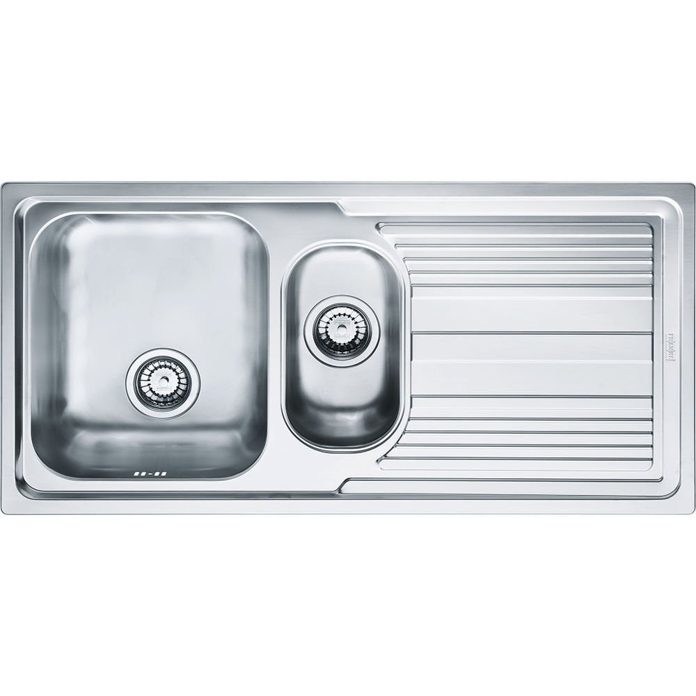 Franke Logica Line LLX 651 İnox Tezgah Üstü 1.5 Gözlü Sağ Damlalıklı Çelik Evye - 101.0656.161