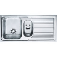 Franke Logica Line LLX 651 İnox Tezgah Üstü 1.5 Gözlü Sağ Damlalıklı Çelik Evye - 101.0656.161