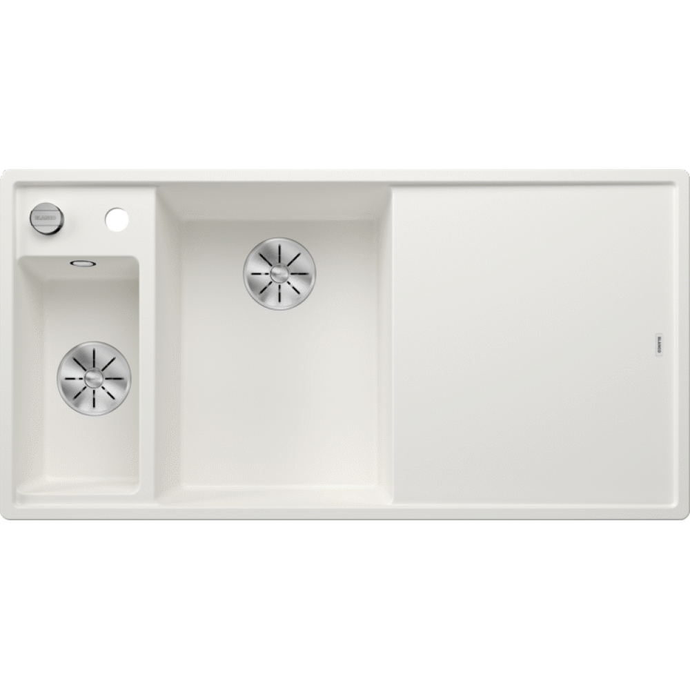 Blanco AXIA III 6S Cam Kesma Tahtalı Sağ Damlalıklı ﻿Beyaz  Evye - 523477