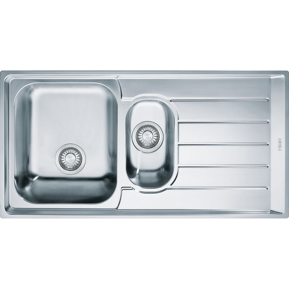 Franke Neptun NEX 651 İnox Tezgah Üstü 1.5 Gözlü Sağ Damlalıklı Çelik Evye - 101.0656.169