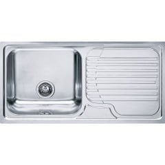 Franke Galassia GAX 611 İnox Tezgah Üstü  Sağ Damlalıklı Paslanmaz Çelik Evye - 101.0656.177