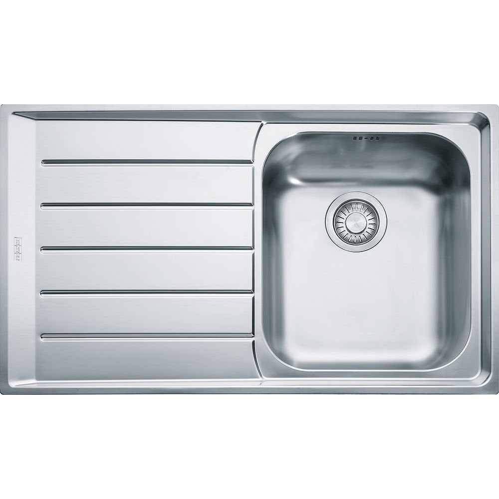 Franke Neptun Slimtop NEX 211 İnox Tezgah Üstü / Tezgaha sıfır Sol Damlalıklı Paslanmaz Çelik Evye - 127.0059.655