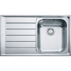 Franke Neptun Slimtop NEX 211 İnox Tezgah Üstü / Tezgaha sıfır Sol Damlalıklı Paslanmaz Çelik Evye - 127.0059.655