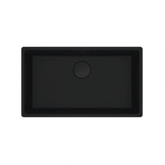 Franke Maris MRG 210/110-72 Granit Matt Black Tezgah Altı Evye 125.0686.637