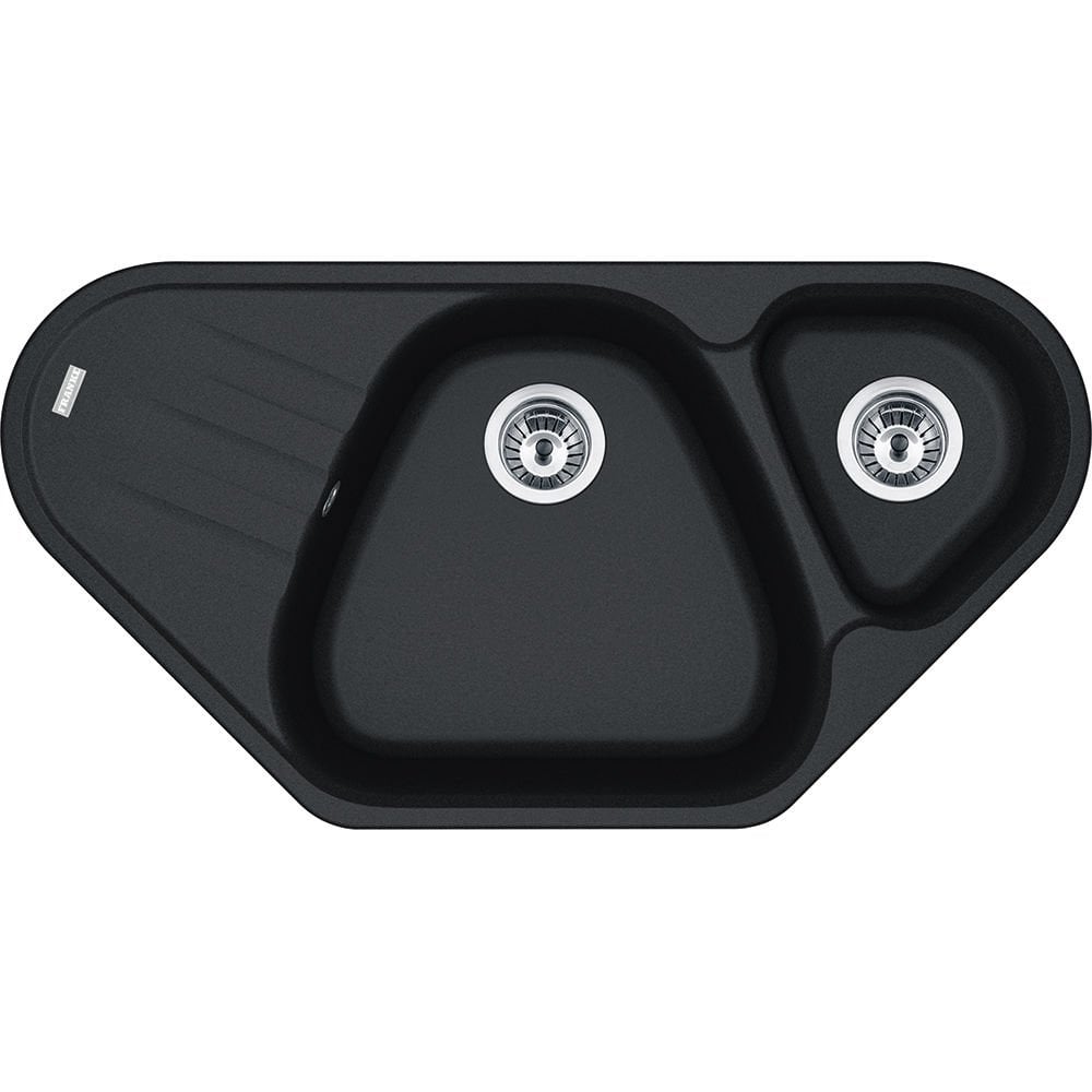Franke Antea AZG 661-E Granit Nero Tezgah Üstü  Köşe Granit evye - 114.0655.973