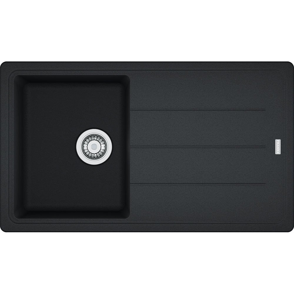 Franke Basis BFG 611-86 Granit Nero / Siyah Tezgah Üstü Granit Evye - 114.0655.971