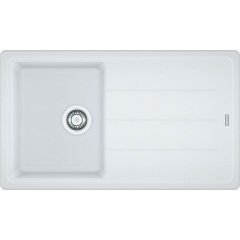 Franke Basis BFG 611-86 Granit Bianco / Beyaz  Tezgah Üstü Granit Evye - 114.0655.972