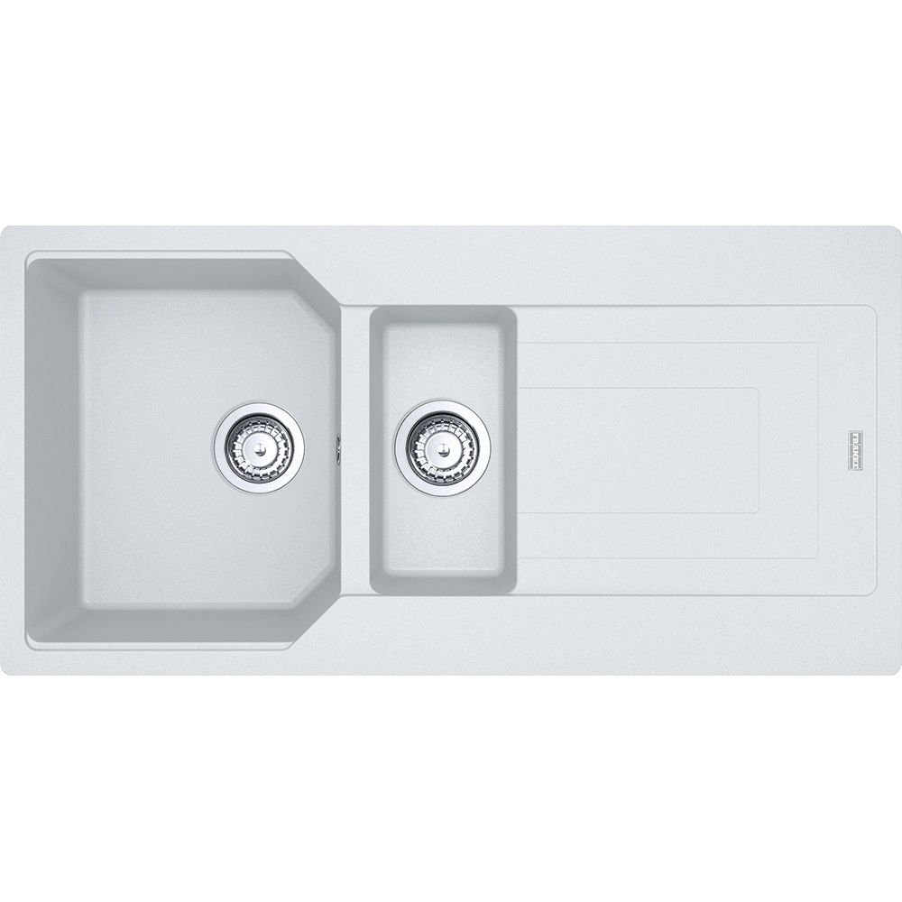 Franke Urban UBG 651-100 Granit Bianco / Beyaz Tezgaha sıfır / Üstü 1,5 Gözlü Granit evye - 114.0688.456