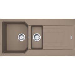 Franke Urban UBG 651-100 Fragranite Oyster Tezgaha Sıfır  / Üstü 1.5 Gözlü Granit Evye - 114.0688.460