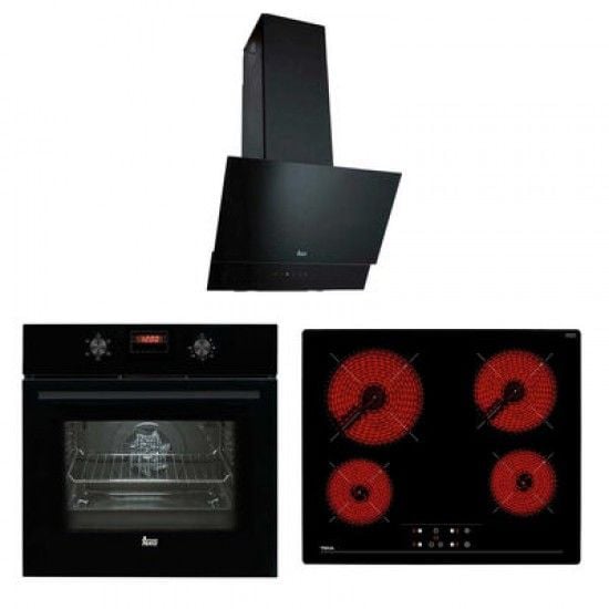 Chef 9 Ankastre Set HAK 627 BK FIRIN TZ 6415 OCAK TVT 60.1 DAVLUMBAZ