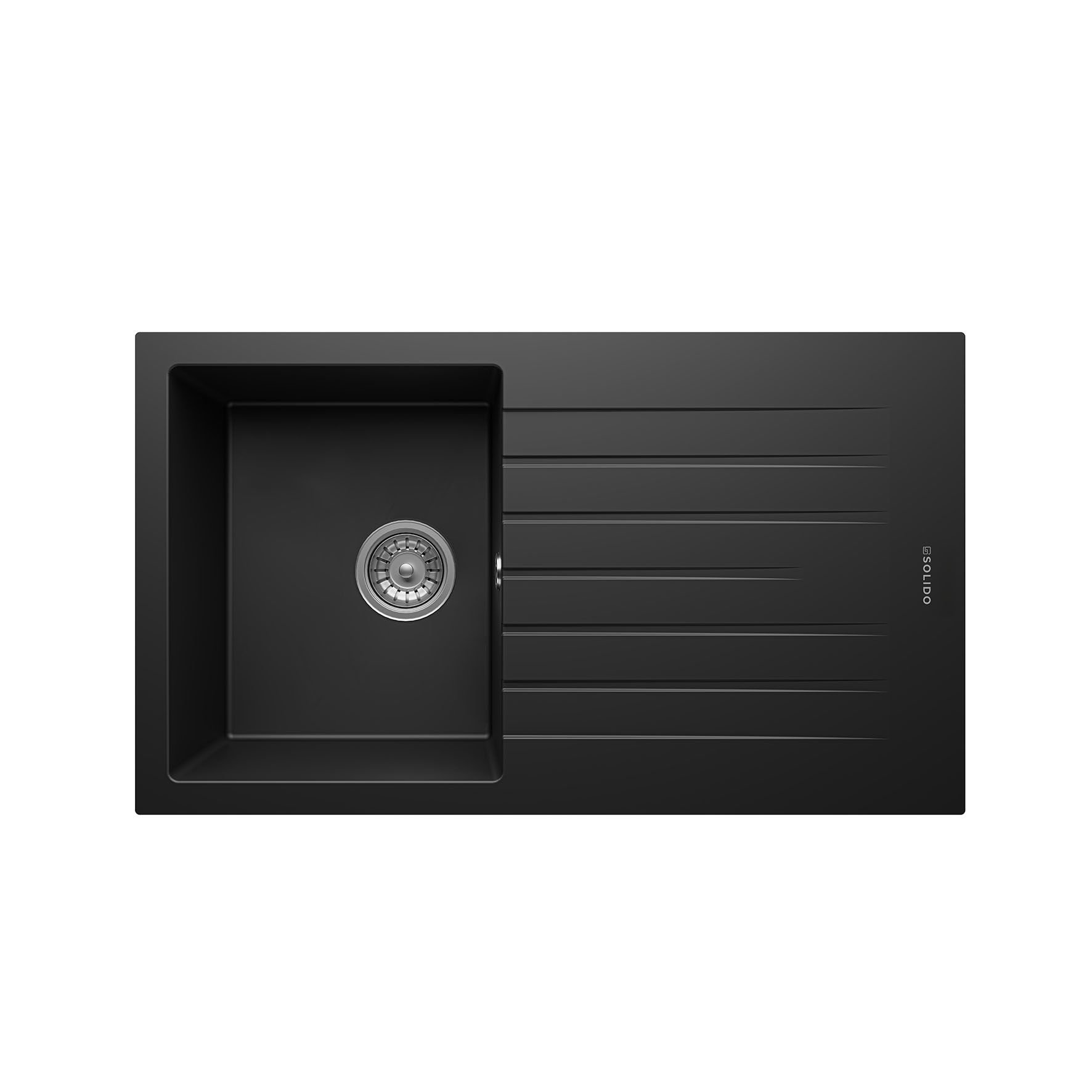 Solido Opal Um-86 Metalic Black Granit Eviye