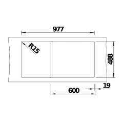 Nuevo CREA XL 6 S Tezgah Üstü Seramik Eviye 424166