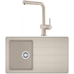 Franke Basis BFG 611-86 Granit Sahara + Active Plus Sahara Armatür Kampanyası