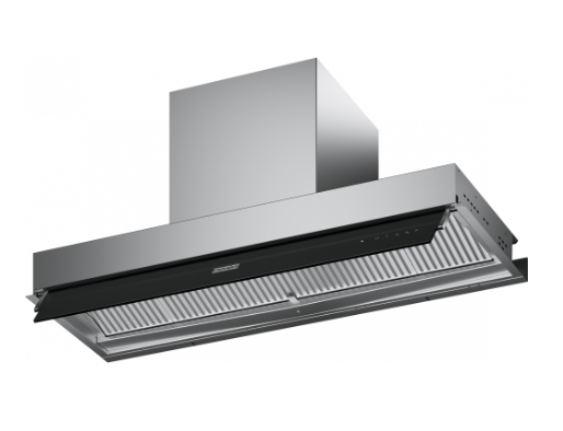 Franke FMY DRIP-FREE 120 Cm KL Stainless Steel/ Black Glass Davlumbaz -305.0705.341