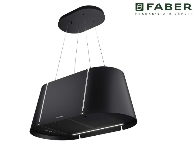 Faber BEAT XL BK MATT F80 Mat Siyah Ada Davlumbaz - 345.0698.955