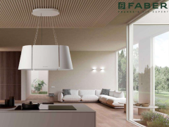 Faber BEAT XL BK MATT F80 Mat Beyaz Ada Davlumbaz - 345.0709.184