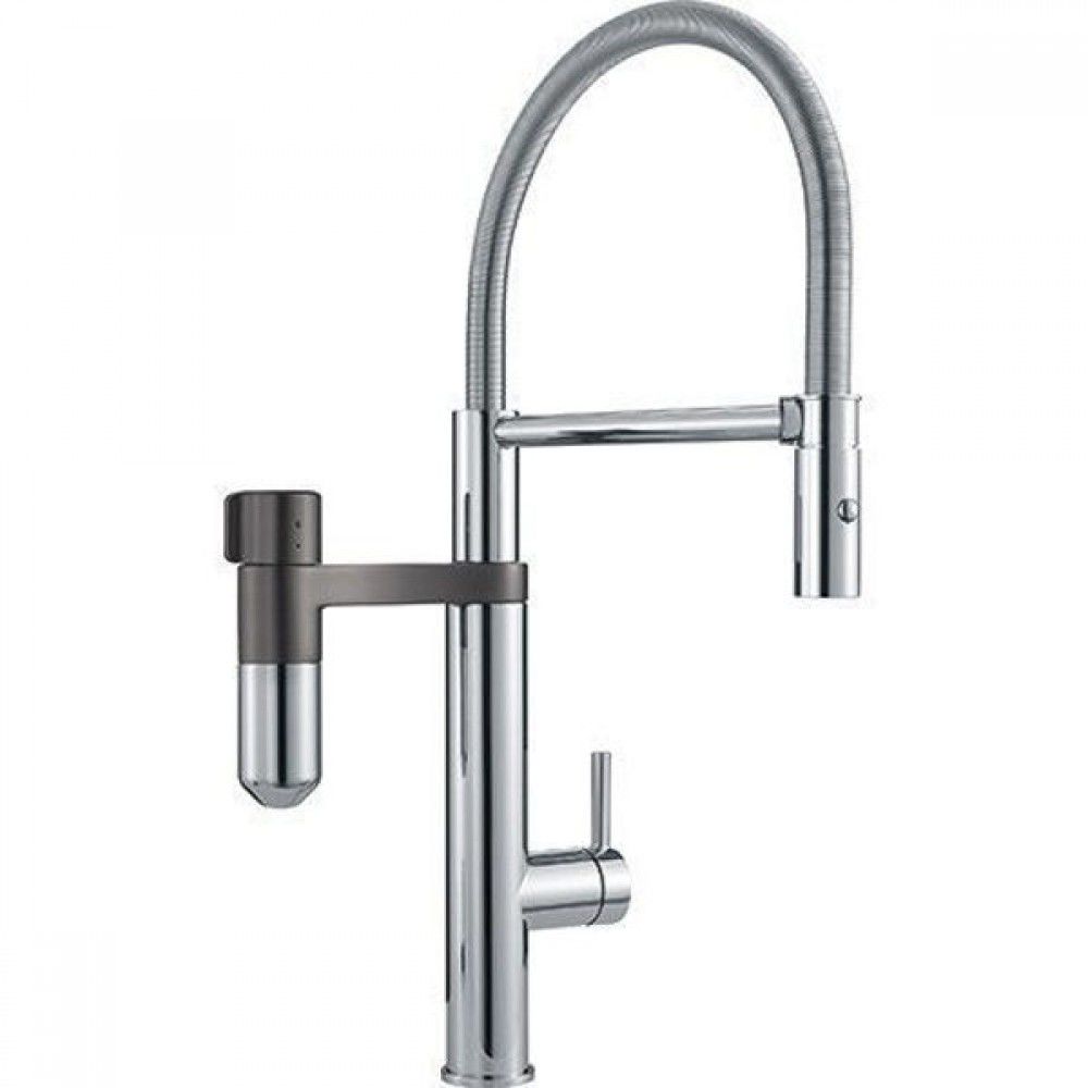 Franke Vital Kapsül Filtre Sistemi Spiralli Krom/Gun Metal Armatür - 120.0621.230