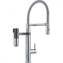 Franke Vital Kapsül Filtre Sistemi Spiralli Krom/Gun Metal Armatür - 120.0621.230