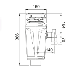 Franke Slım 75 Çöğ Öğütücü - 134.0715.096