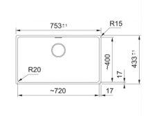 Franke Maris MRG 110-72 Sahara Granit Evye - 125.0686.712