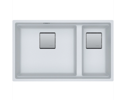 Franke Kubus 2 KNG 120 Bianco Granit Evye -  125.0529.874