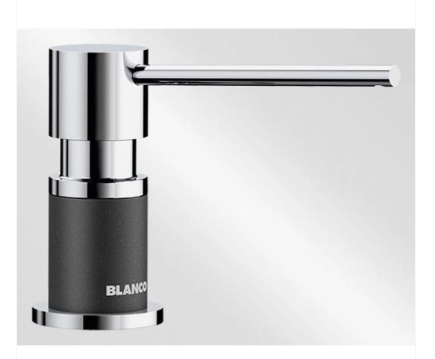Blanco Lato Siyah / Krom Sıvı Sabunluk - 526177