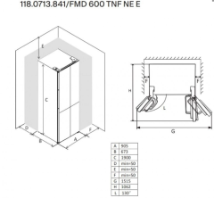 Franke FMD 600 TNF NE E 90 cm Black Inox Solo Buzdolabı - 118.0713.841