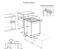 Electrolux ESA47210SW 8 Programlı Bulaşık Makinesi