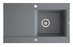Marmorin Voga II 840 Granit Evye 1 Gözlü Damlalıklı Tezgah Üstü Stone Grey