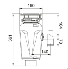 Franke Slım 50 Çöğ Öğütücü - 134.0715.098