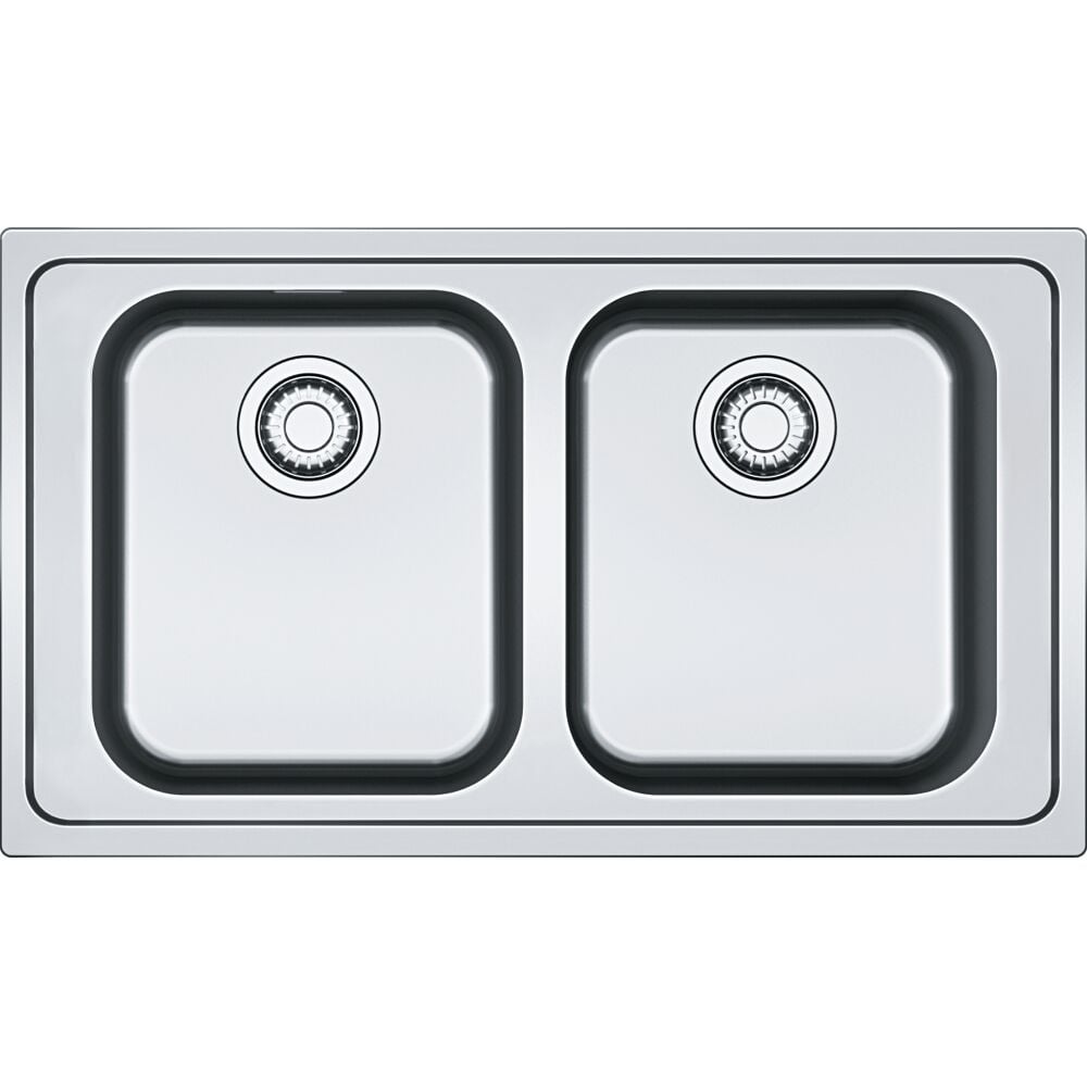 Franke SRX 620-86 Tezgah Üstü  İki Gözlü  Inox Evye - 101.0356.666