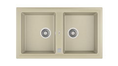 Teka STONE 90 B-TG Çift Hazneli Tegranite Tezgah üstü Granit Topasbeige Eviye	- 115260004